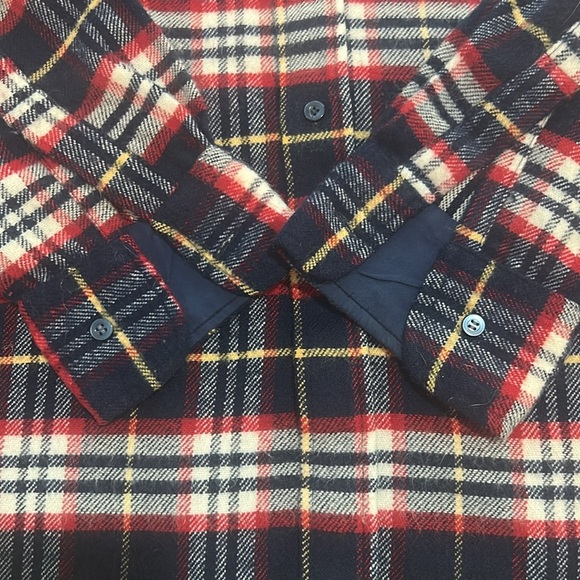 Men's VIP XL flannel - blue red white vintage - Picture 4 of 9